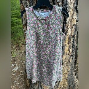 J. Jill Floral Knit dress - Red and Green